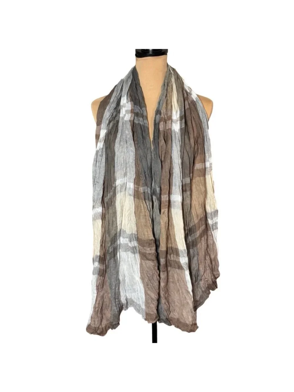 New Large Lightweight Plaid Scarf Wrap Shawl Preppy Heritage